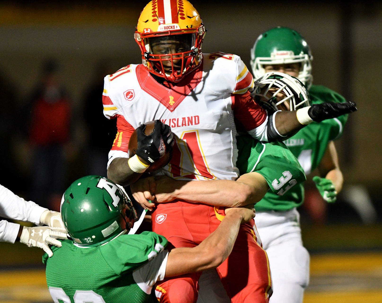 Rock Island vs Alleman football